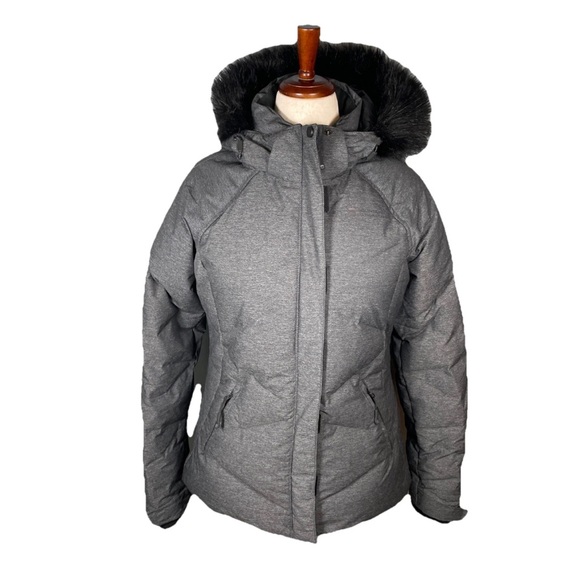 MOUNTAIN WAREHOUSE EXTREME Frost Free Down Padded Jacket Coat Womens Size 8 Hood - Picture 1 of 7